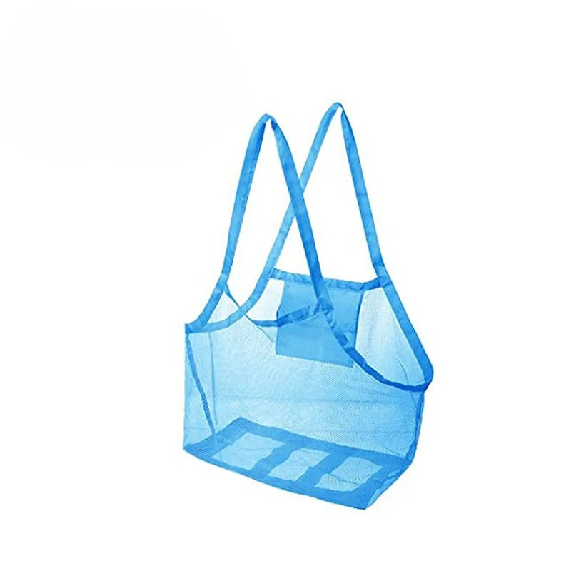 Panier rangement jouets portable en maille