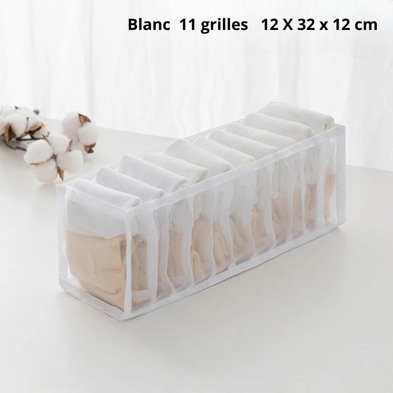 Rangement sous-vêtement pour culottes, chaussettes , soutiens-gorge
