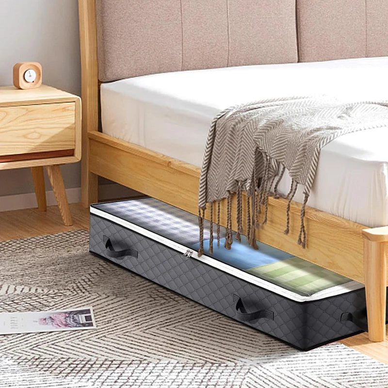 Rangement sous lit pliable