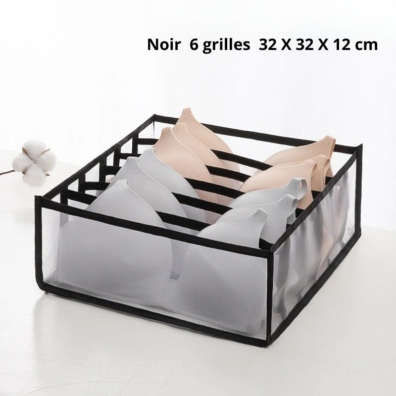 Rangement sous-vêtement pour culottes, chaussettes , soutiens-gorge