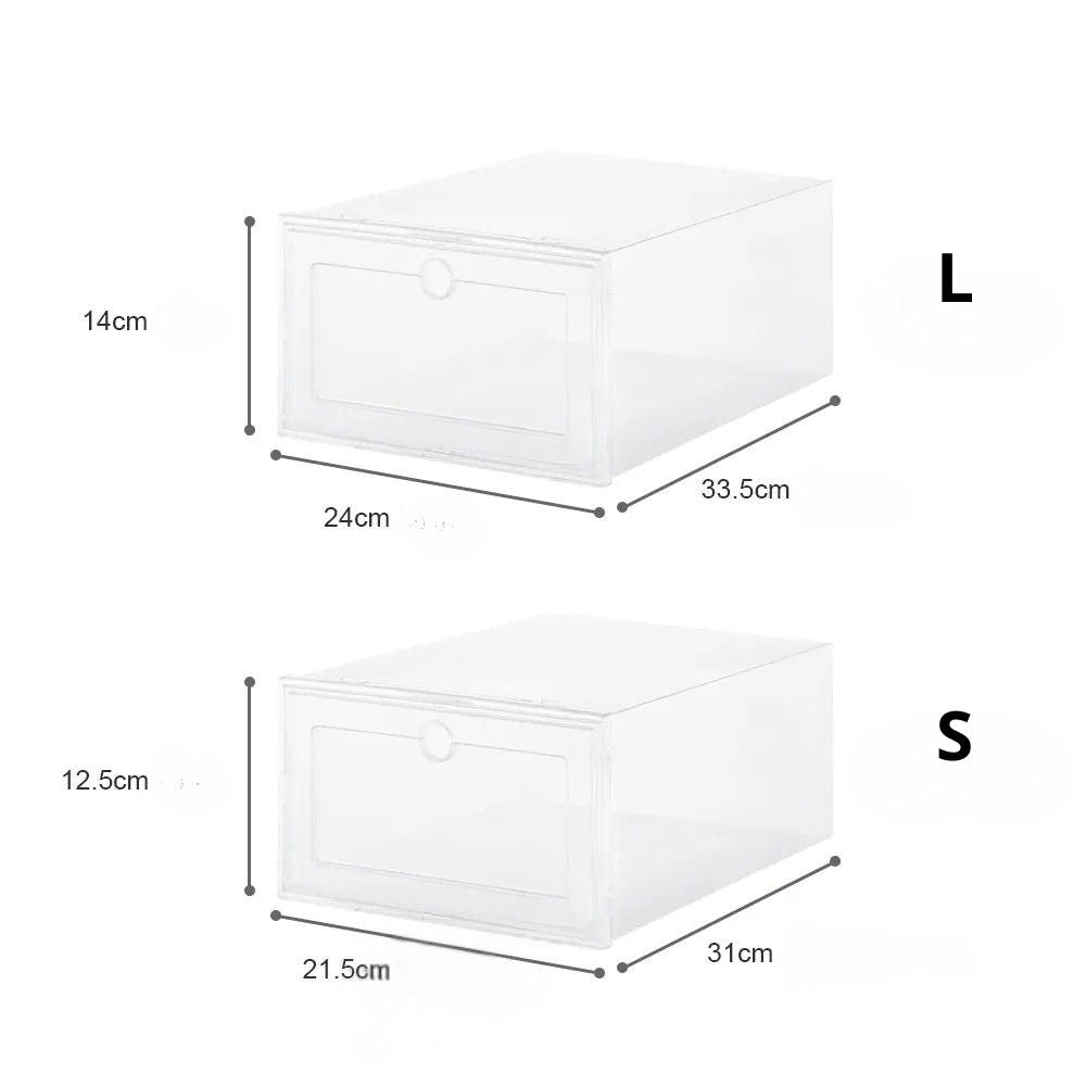 Boite de rangement empilable pour chaussures