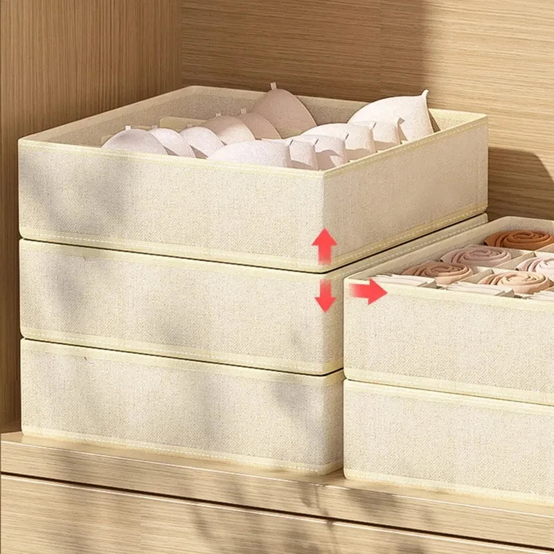 Rangement sous vêtement pliable et pratique