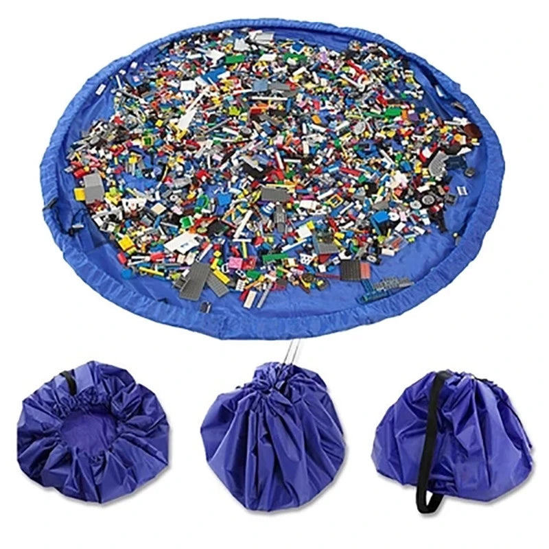 Panier rangement jouet enfant et tapis de jeux