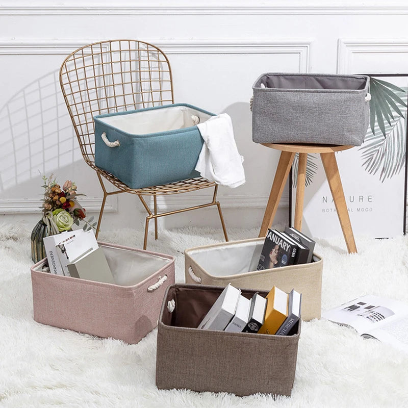Boite de rangement en tissu pour vetements