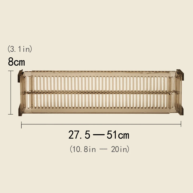 Séparateur de tiroir extensible
