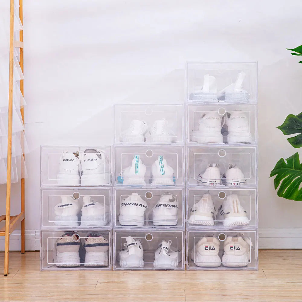 Boite de rangement empilable pour chaussures