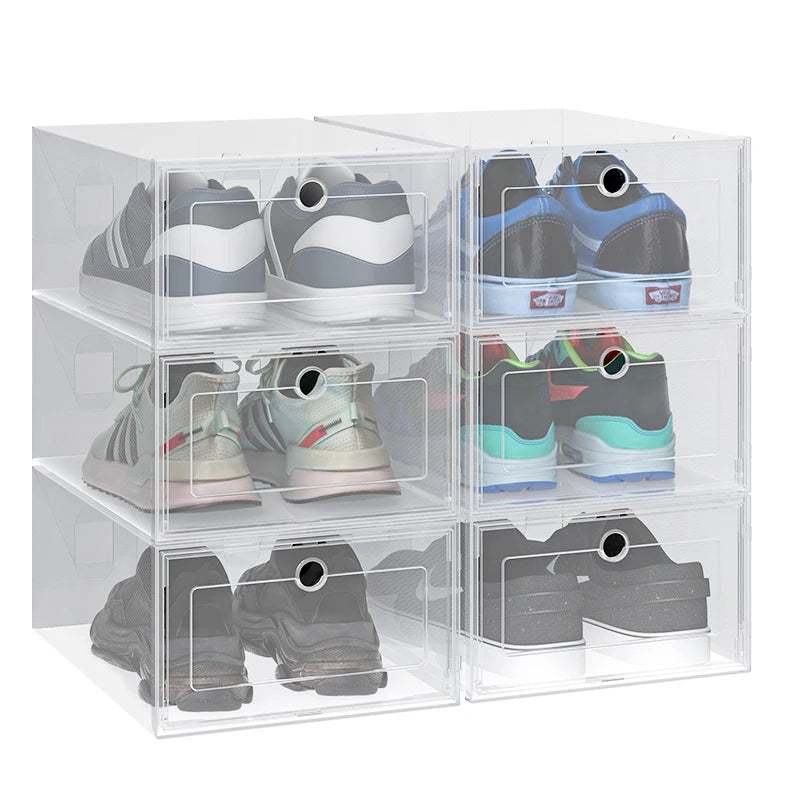Boite de rangement empilable pour chaussures