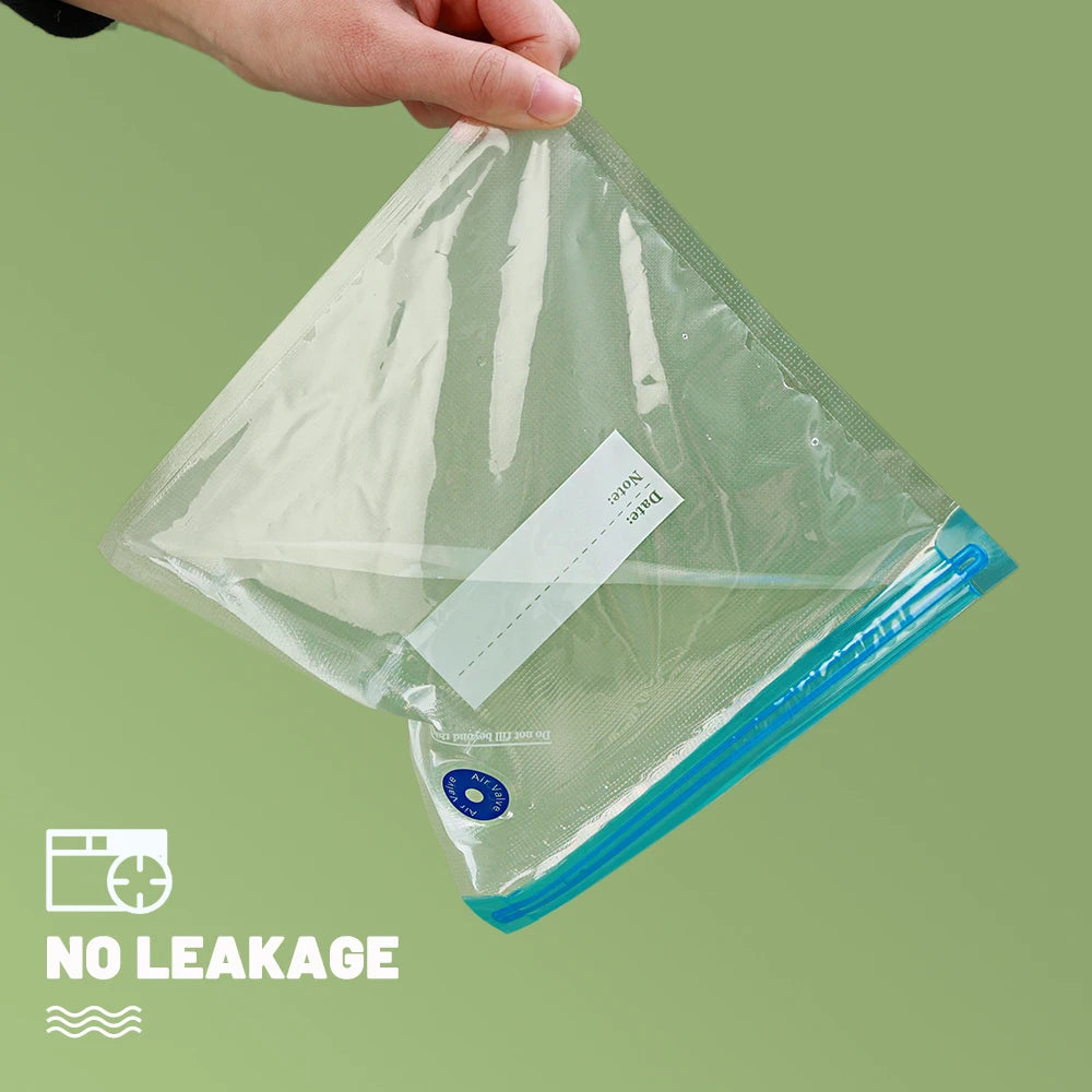 Sac de rangement sous vide alimentation