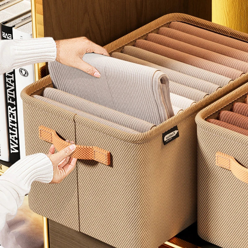 Boite de rangement empilable vetements