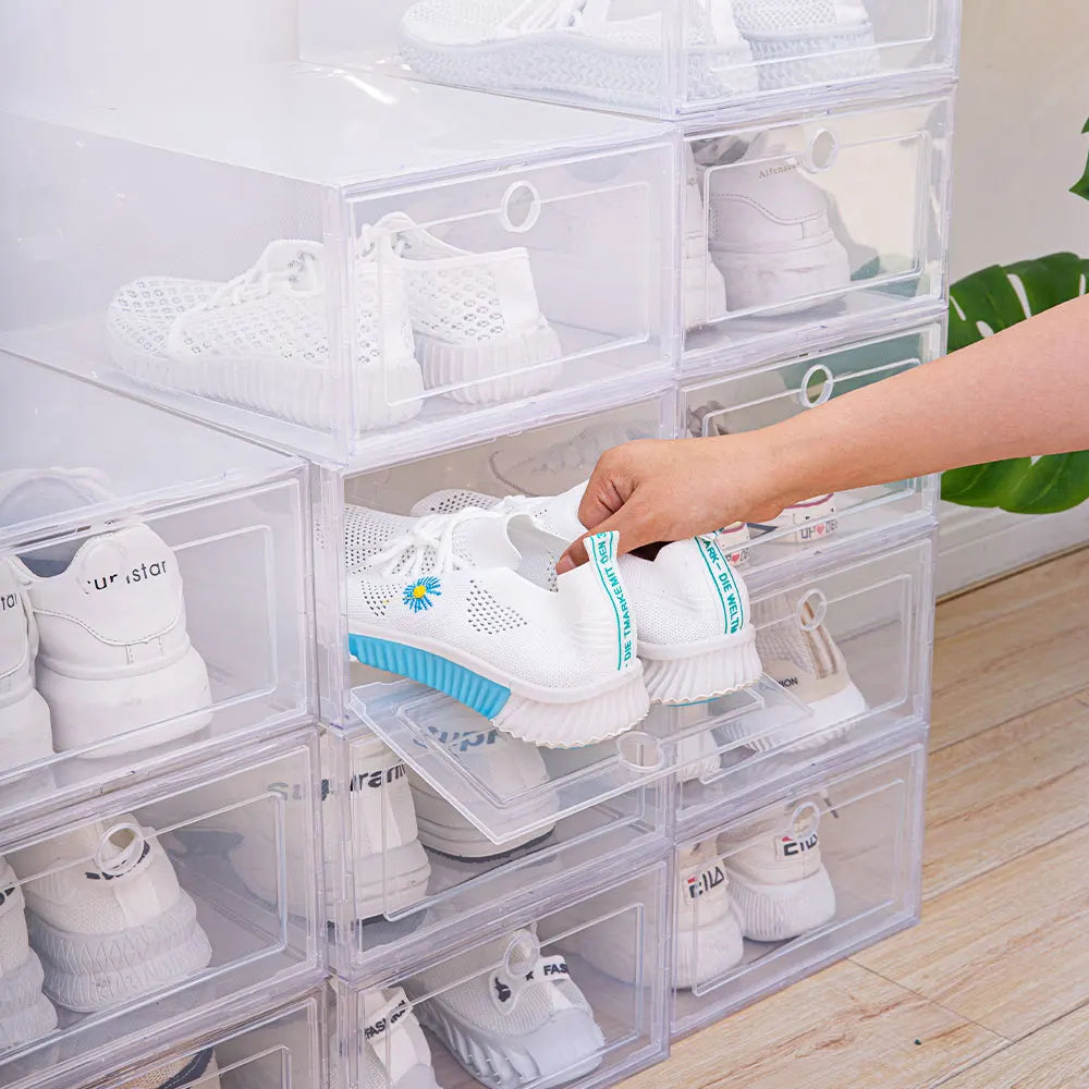 Boite de rangement empilable pour chaussures