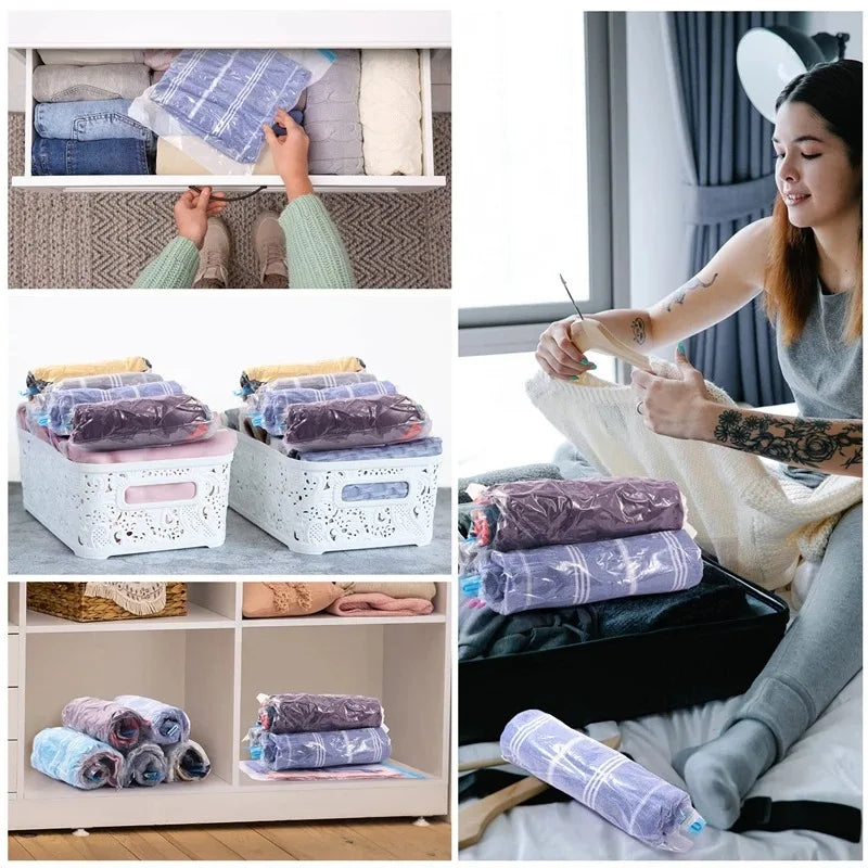 Sac de rangement sous vide voyage