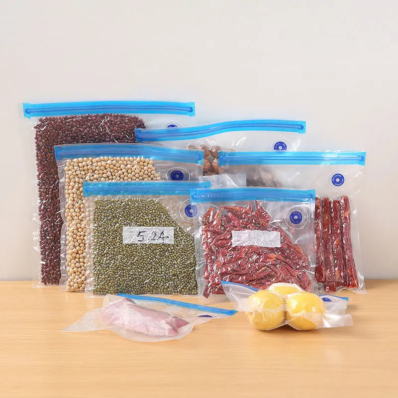 Sac de rangement sous vide alimentation