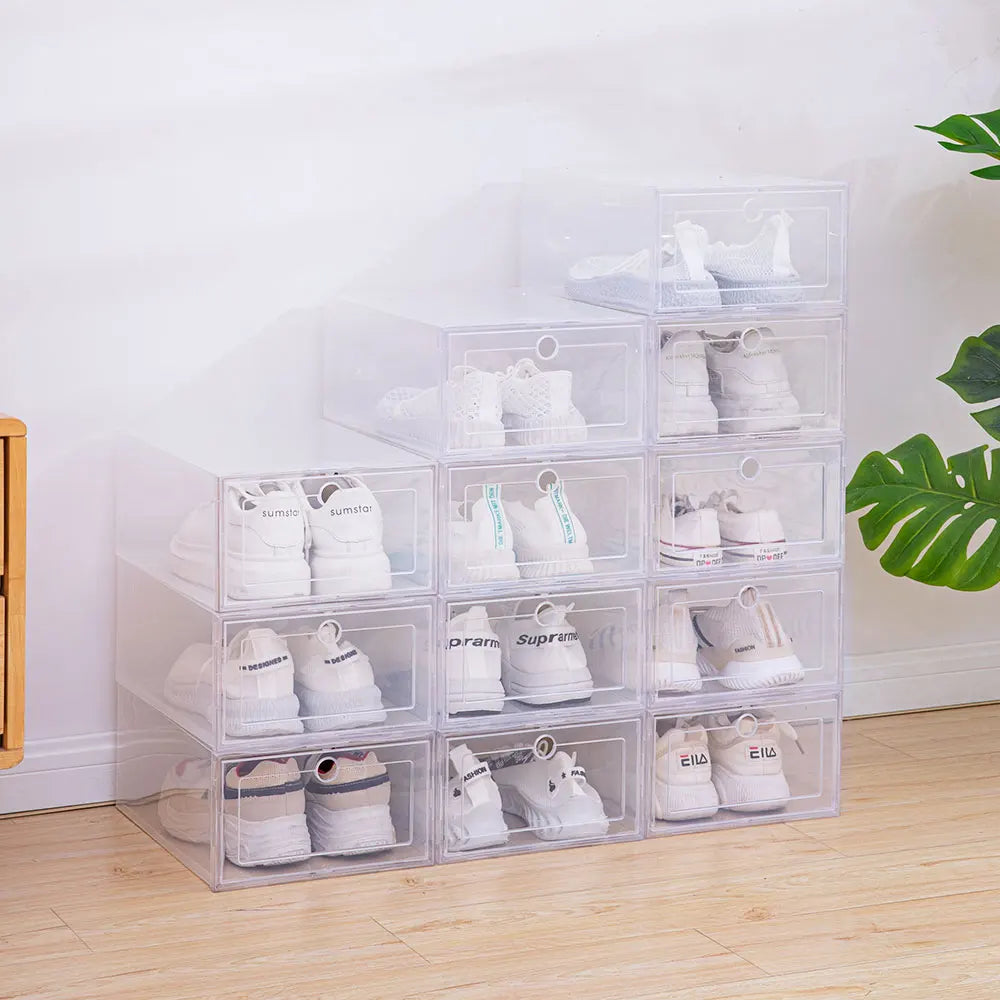 Boite de rangement empilable pour chaussures