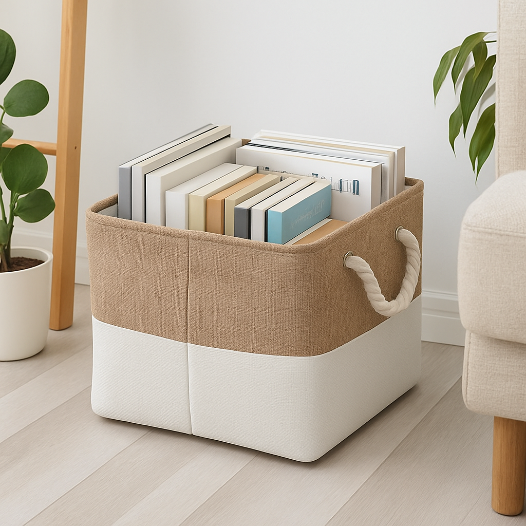 Boite de rangement en tissu pour chaussettes, sous-vêtements, jouets