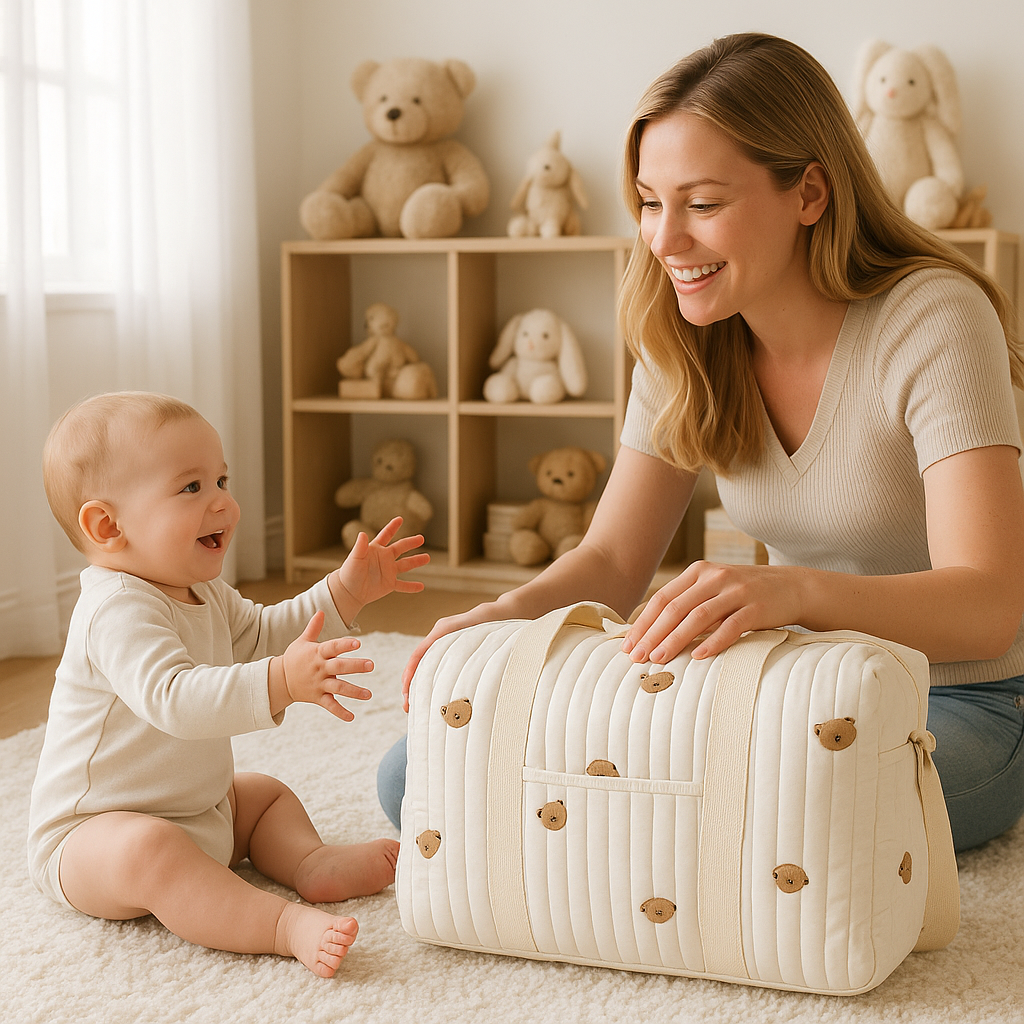 Sac a langer bebe-la solution chic pour ne rien oublier en sortie