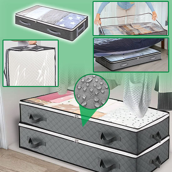Rangement sous lit pliable