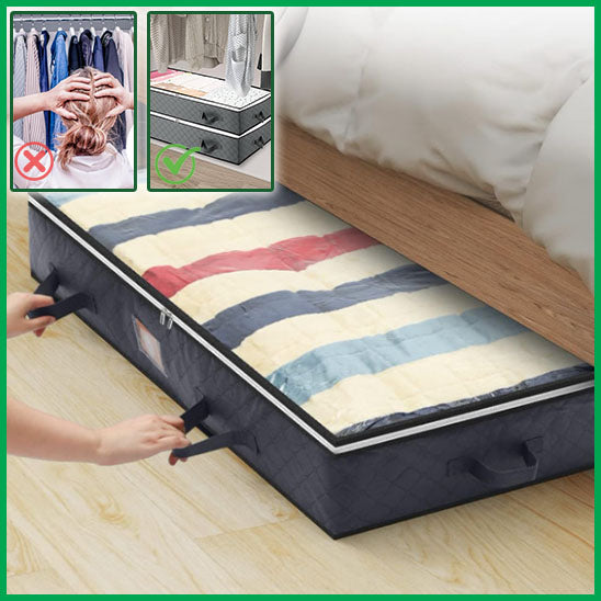 Rangement sous lit pliable