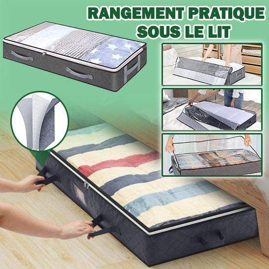 Rangement sous lit pliable