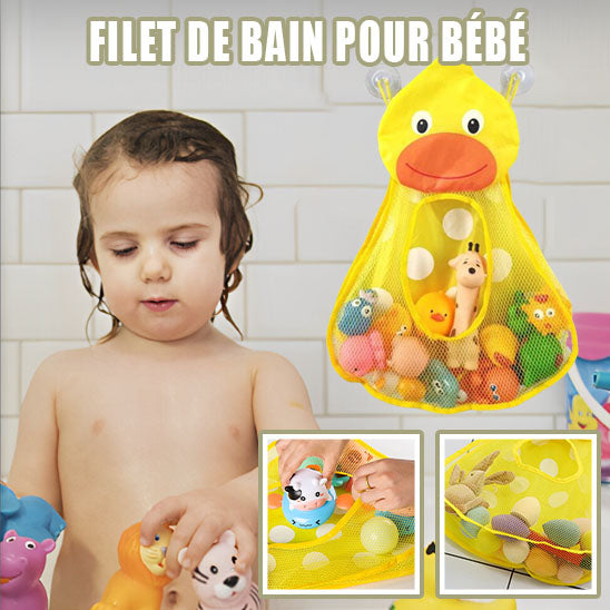 Panier rangement jouet de bain canard