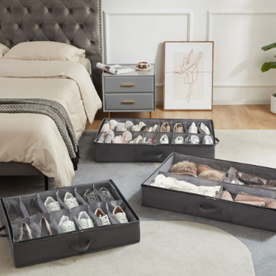 Rangement sous lit chaussures