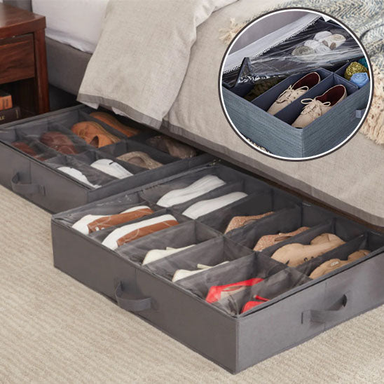 Rangement sous lit chaussures
