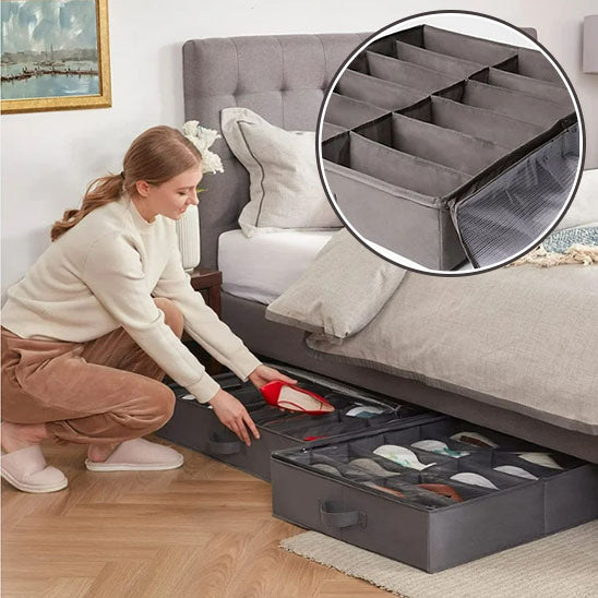 Rangement sous lit chaussures