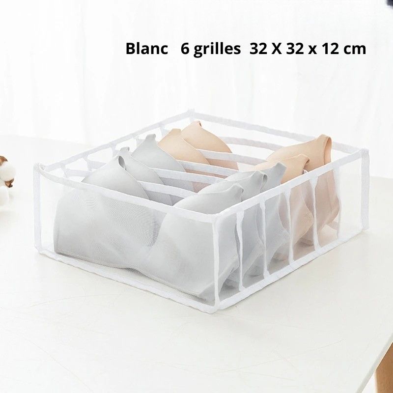 Rangement sous-vêtement pour culottes, chaussettes , soutiens-gorge