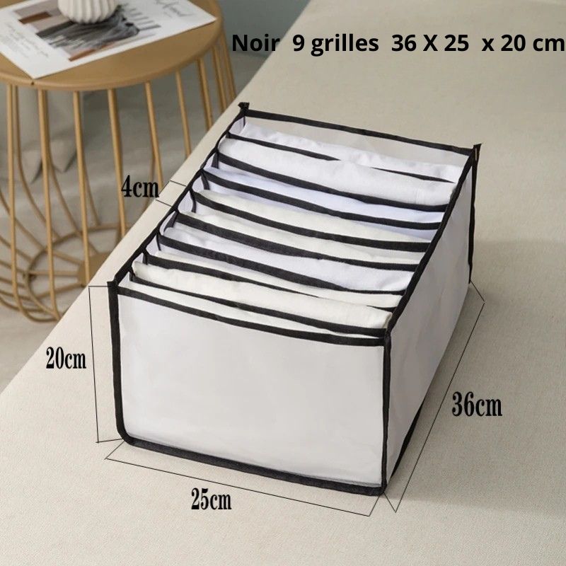 Rangement sous-vêtement pour culottes, chaussettes , soutiens-gorge