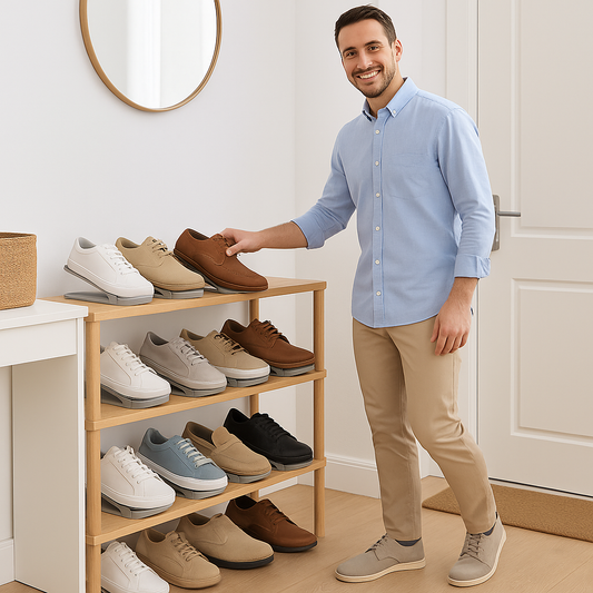 Rangement chaussure empileur réglable